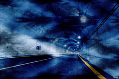 Deep Blue Tunnel