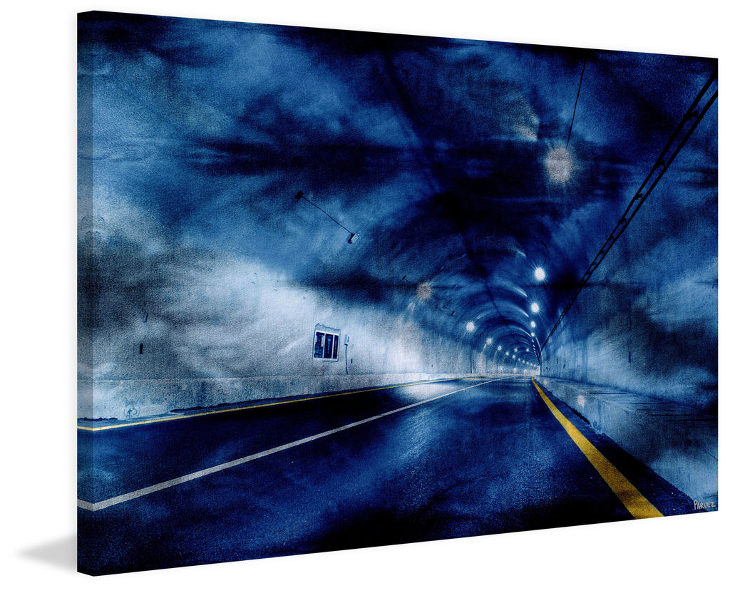 Deep Blue Tunnel