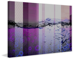 Fuschia Water Bubbles